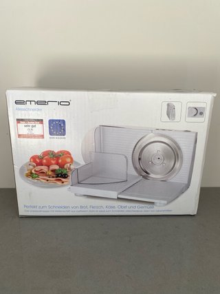 Affettatrice Emerio 80W Pieghevole nuova