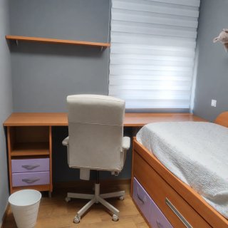 Cama Juvenil con Cajones,doble cama , maciza