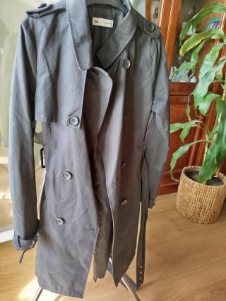 Gabardina Negra Talla M