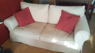 Sofá 2 plazas Ikea Ektorp Beige