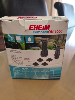 Pompa Eheim compactON 1000 per acquari