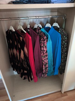 Lotto di 6 bluse varie