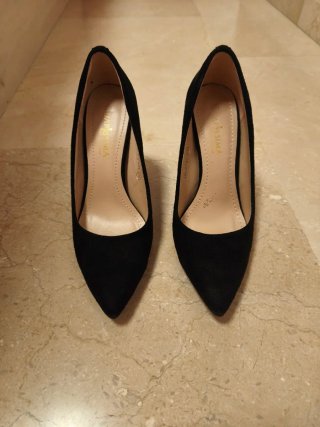 Zapatos de tacón negros talla 36