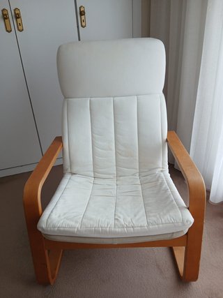 Sillón IKEA POÄNG Beige/Blanco