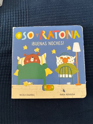 ¡Buenas noches! (Oso y Ratona. Pequeña manitas)