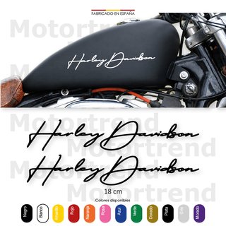 Kit Vinilos Harley Davidson Depósito Casco