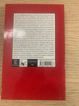 La casa de Bernarda Alba