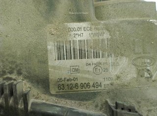 63126902746 faro derecho bmw 3 (e46) 320 23194465