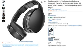 Auriculares Skullcandy Crusher Evo Negros