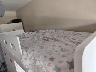 Cama nido o tren para niña