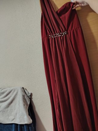 Vestido Largo Rojo de Fiesta