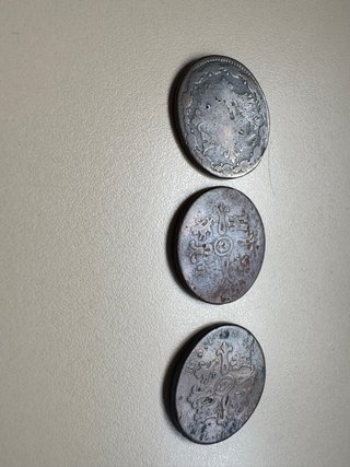 Lote monedas y botones antiguos