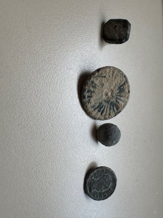 Lote monedas y botones antiguos