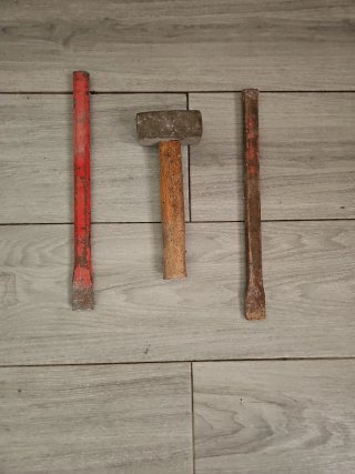 Martillo y cincel