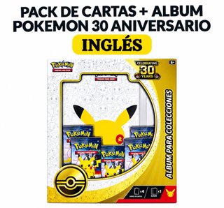 Pack Pokemon 30 Aniversario Inglés