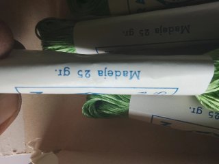 Hilos de Rayón para Bordar (Verde)