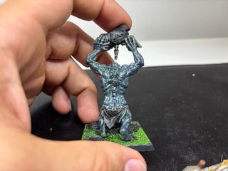 Troll y muro miniaturas warhammer