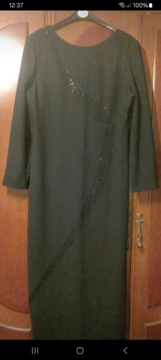 Vestido tubo fiesta noche negro