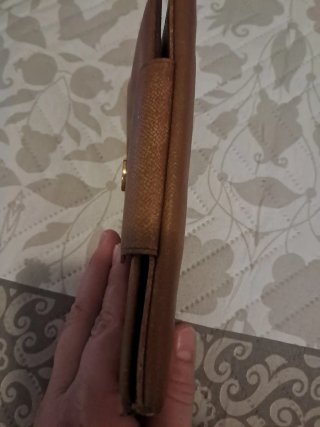 Cartera Bvlgari Marrón y Dorada