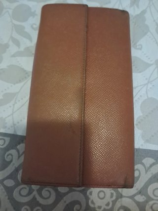 Cartera Bvlgari Marrón y Dorada