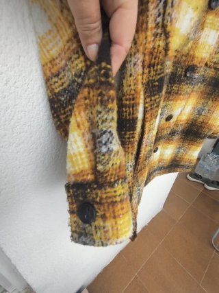Chaquetón de cuadros ONLY