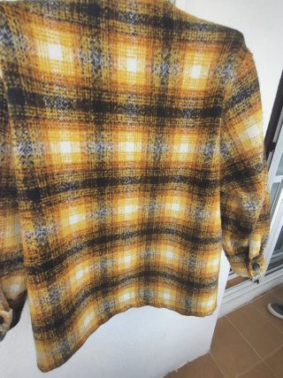 Chaquetón de cuadros ONLY