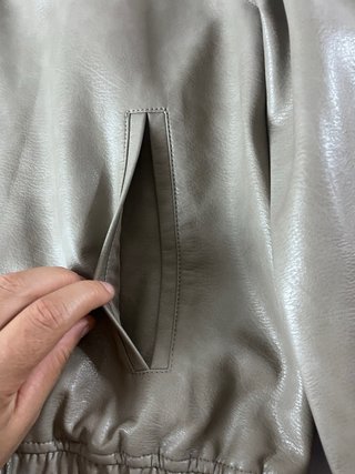 Chaqueta Bomber gris