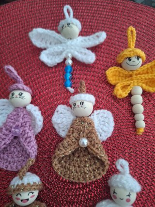 Set de 6 Adornos Navideños Artesanales
