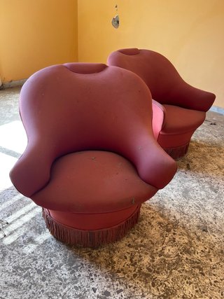 Coppia di poltrone vintage anni 60.