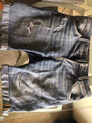 Pantalón corto vaquero azul