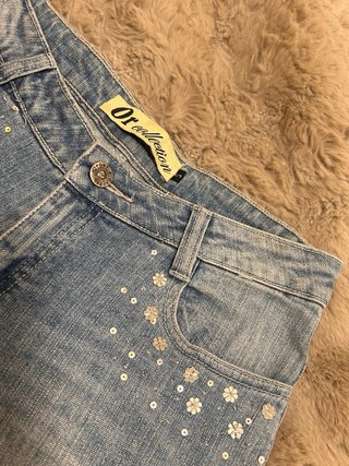 Pantalón Capri Vintage con Encaje