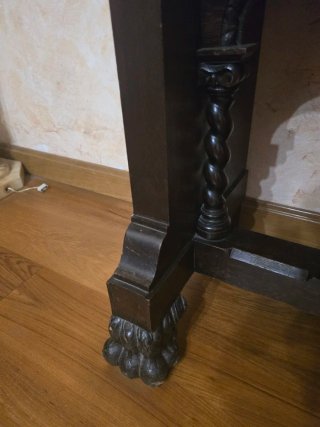 Bargueño antiguo madera y tela