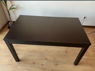 Mesa de Comedor Extensible Negra