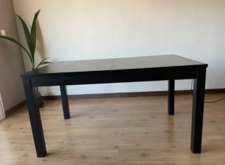Mesa de Comedor Extensible Negra