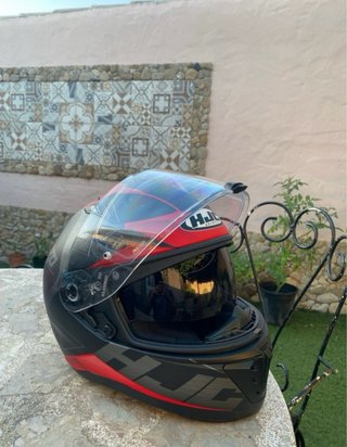 Casco HJC i70 Negro Rojo
