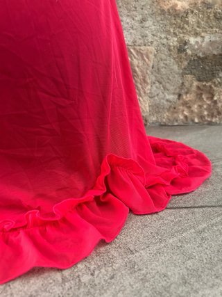 Vestido Lencero Vintage Rosa fucsia