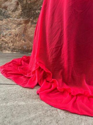 Vestido Lencero Vintage Rosa fucsia