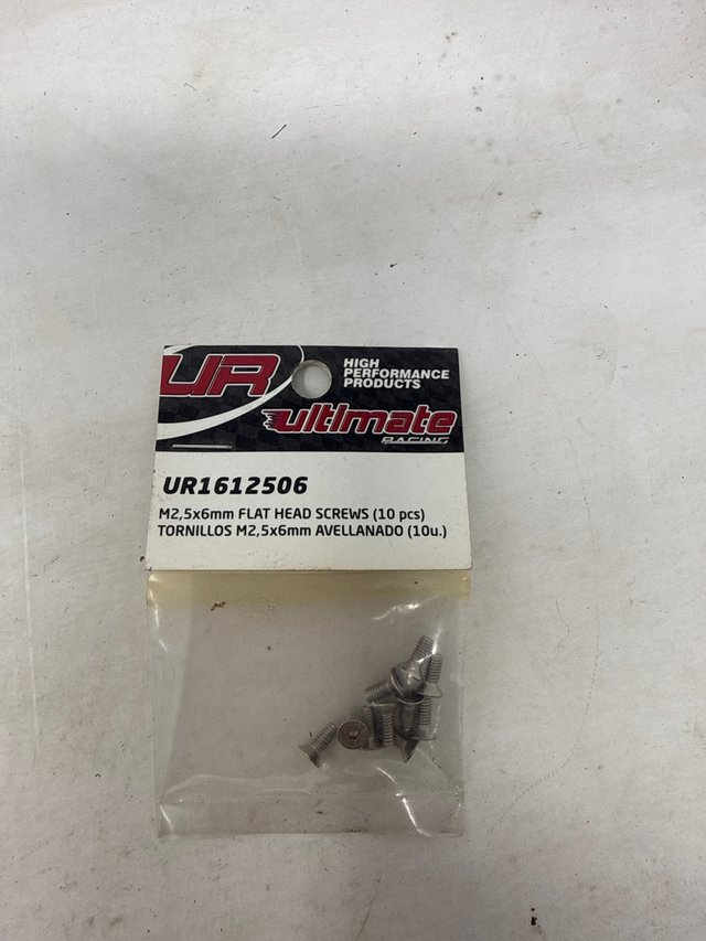 Tornillos Ultimate Racing M2,5x6mm (10 uds)