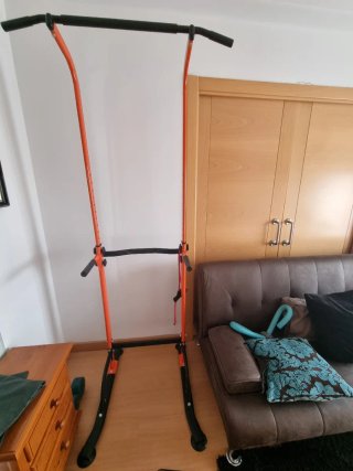 Set de Entrenamiento: Barra Dominadas y Pesas