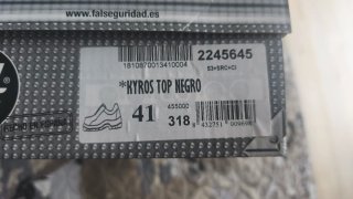 Zapatos de Seguridad FAL Negros