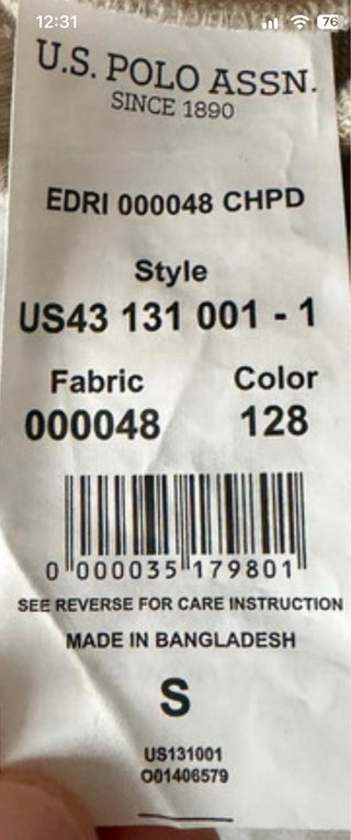 Pantaloncini U.S. Polo Assn neri