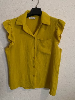 Blusa amarilla mujer