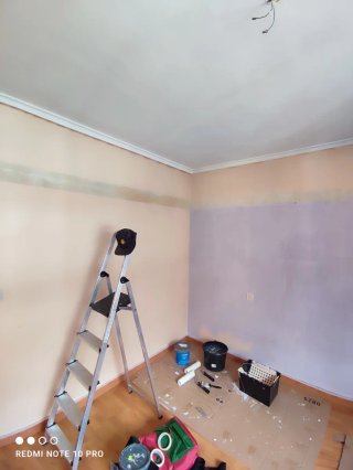 Se realiza trabajo de pintura y parquet. Etc...