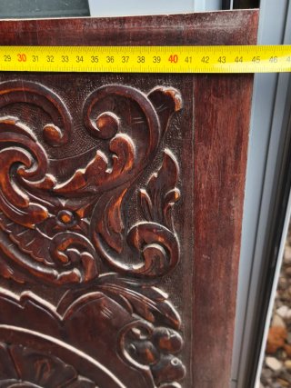 Panel de Madera Antigua Tallada