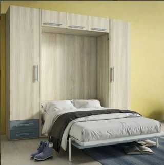 CAMA ABATIBLE MATRIMONIO YBN 150×190.