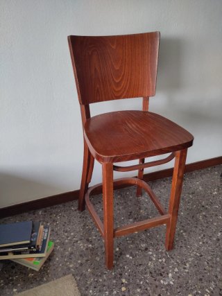 Taburete Alto de Madera