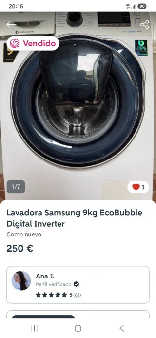 LAVADORA SAMSUNG WW90K6414QW FALLO ELECTROVALVULA