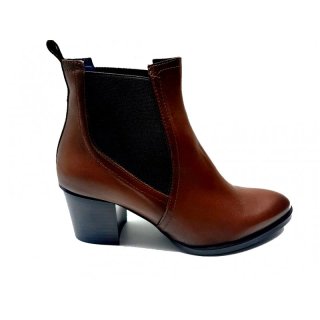 Botines Chelsea Piel Marrón Woz