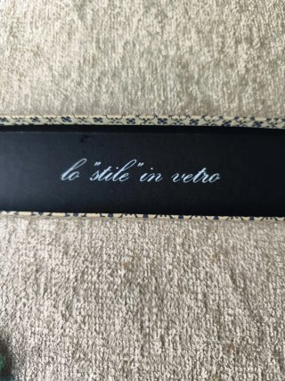 Pluma de Caligrafía de Cristal de Murano