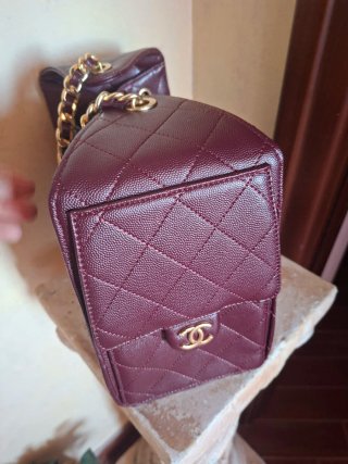 Borsa Chanel Trapuntata Viola